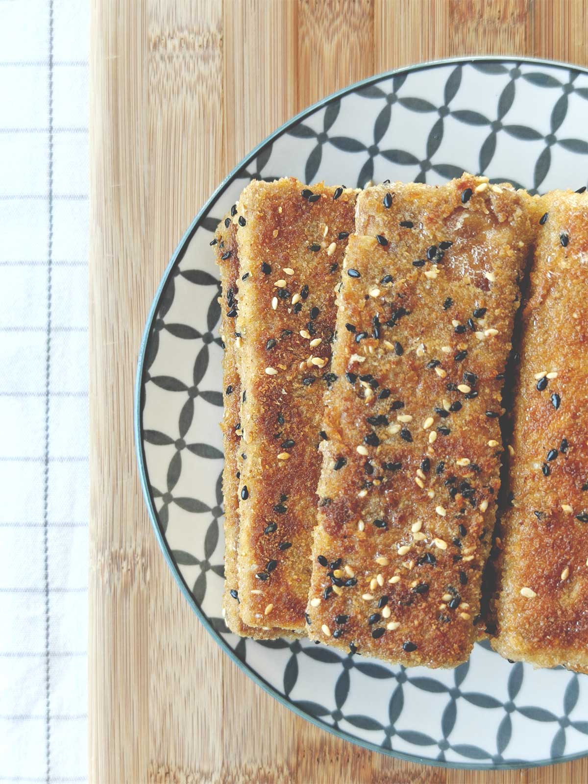 Tofu croustillant au sésame